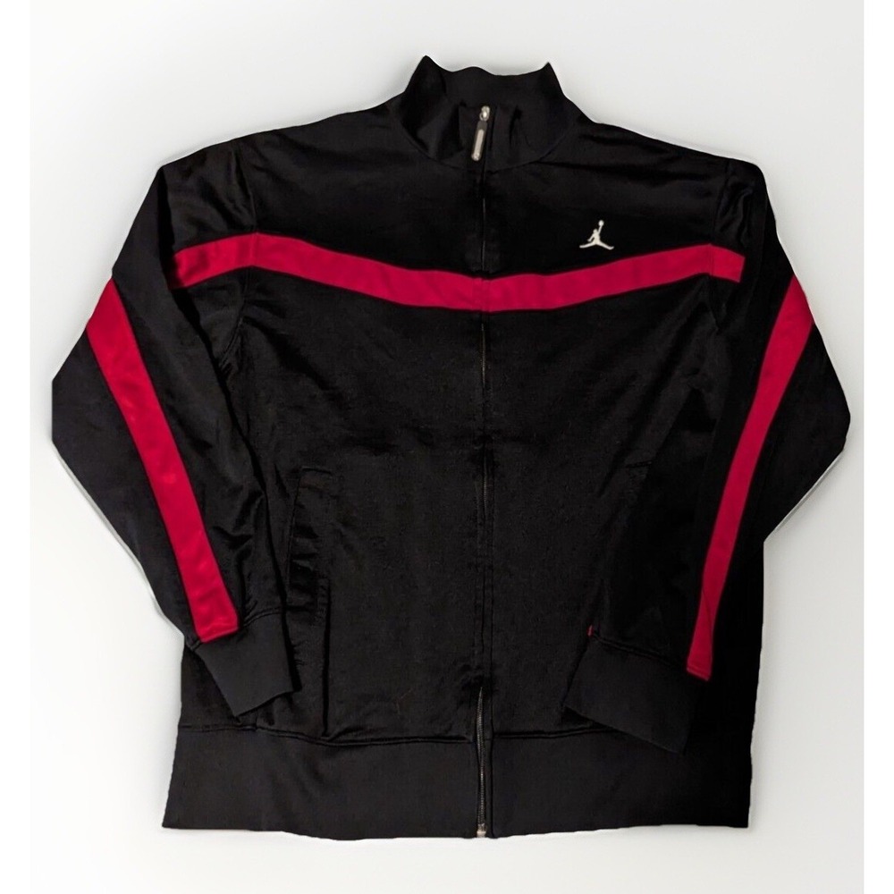 Jacket Nike Air Jordan Jumpman Dri-Fit Black Red Accent Med SALE‎